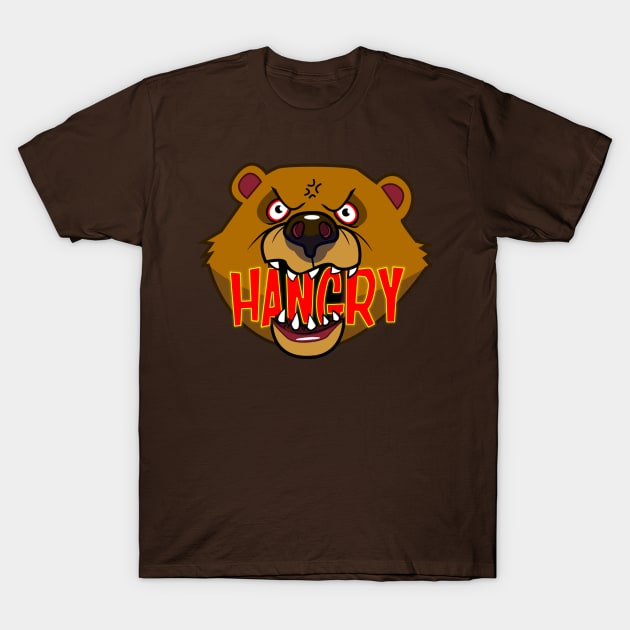 Hangry Bear T-Shirt by rillabear